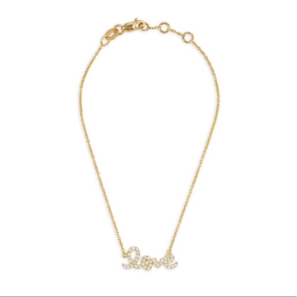 sydney evan Jewelry - MOTHER’S DAY! Sydney Evan gold & pave diamond bracelet